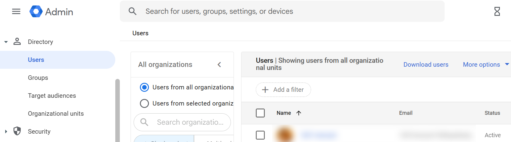 Click the user you want to assign the roles.